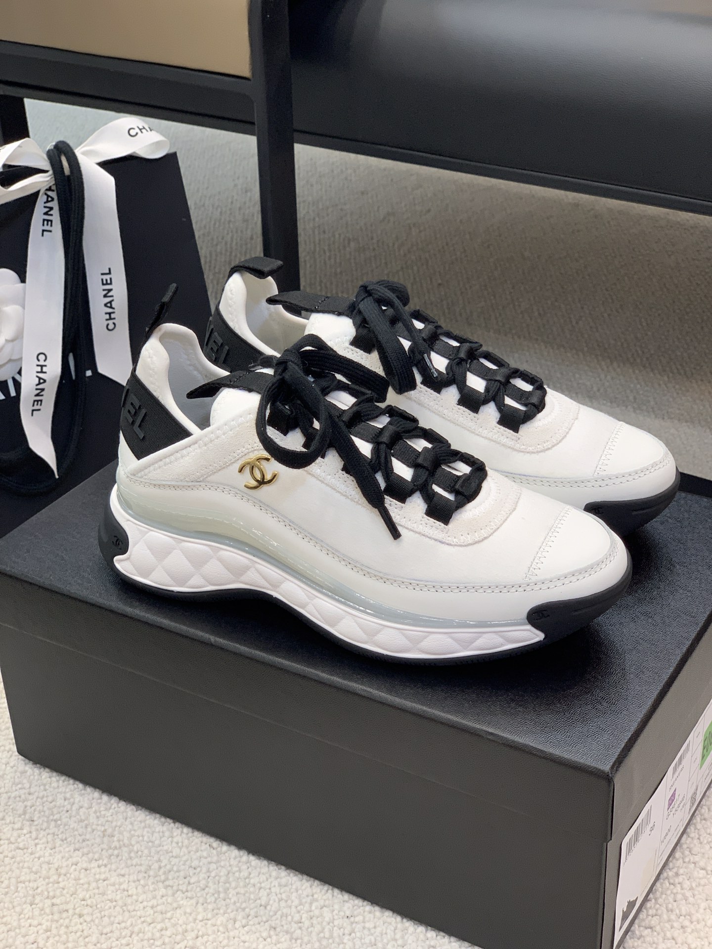 [CHANEL] 믹스드파이버 스니커즈