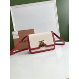 [Burberry] 캔버스 레더 TB백