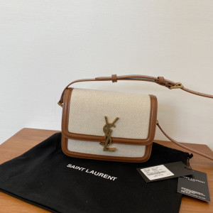 [YSL] 코튼 캔버스 솔페리노 스몰 사첼백