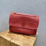 [YSL] 램스킨 미디움 니키 체인백
