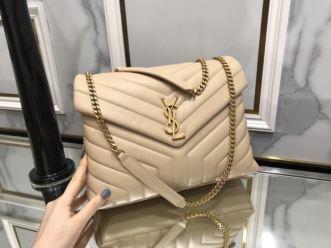 [YSL] 모노그램 미듐 루루 체인백