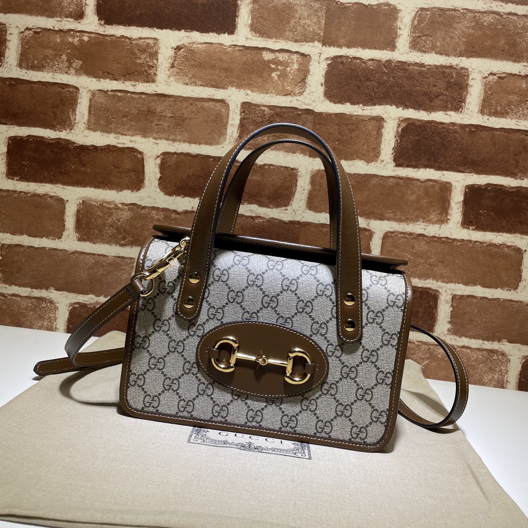 [GUCCI] 홀스빗 1955 미니 탑핸들백