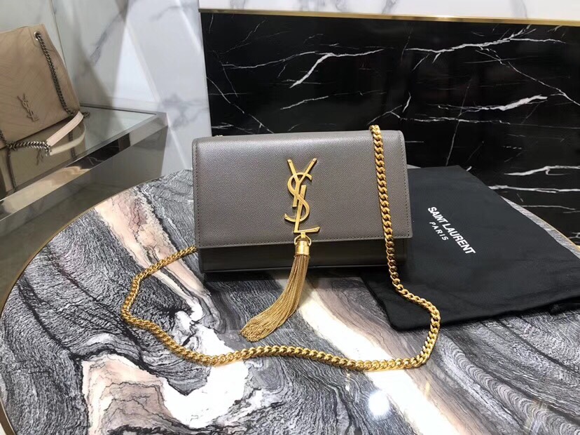 [YSL] 모노그램 스몰 케이트 태슬 사첼백
