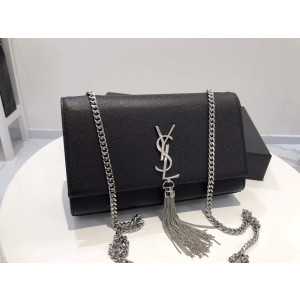 [YSL] 모노그램 미듐 케이트 태슬 사첼백