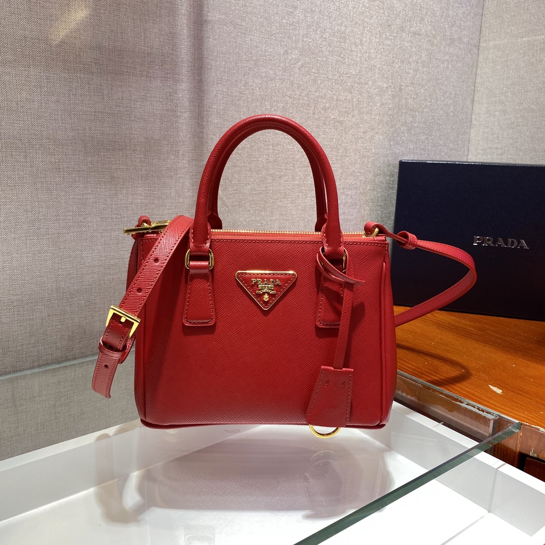 [PRADA] 사피아노 갤러리아백 마이크로