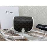 [CELINE] 미듐 트리오페 캔버스 폴코백