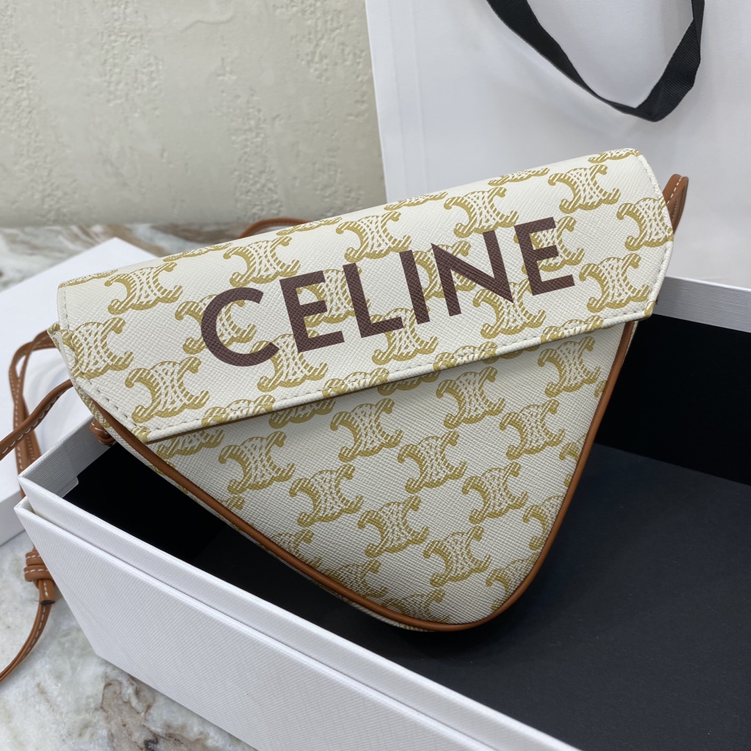 [CELINE] 트리오페 캔버스 트라이앵글백