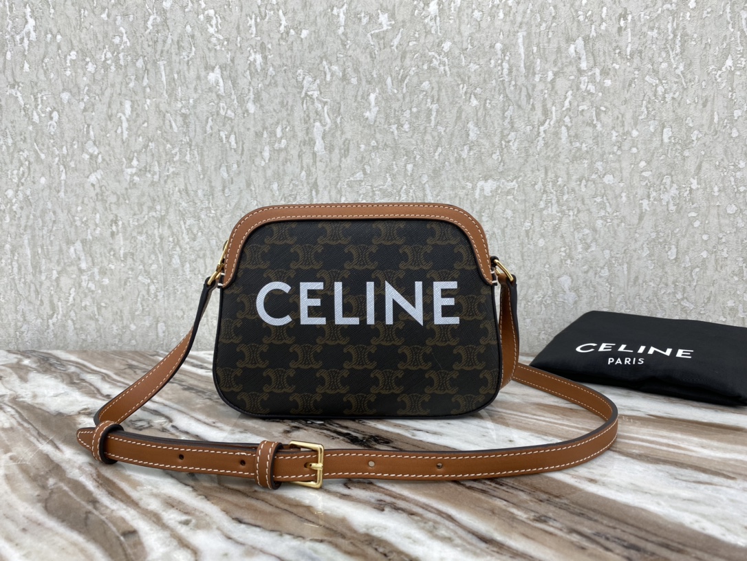 [CELINE] 트리오페 캔버스 스몰 카메라백