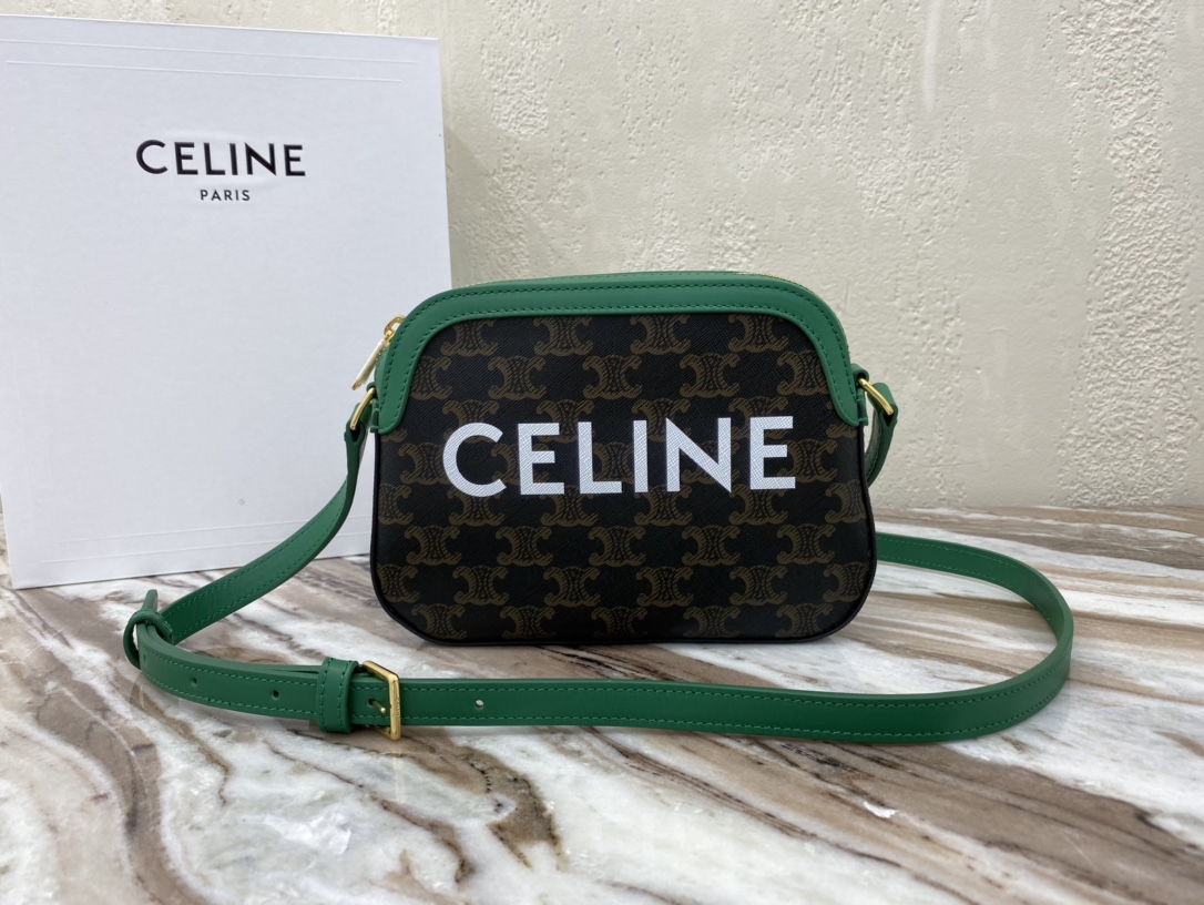 [CELINE] 트리오페 캔버스 스몰 카메라백