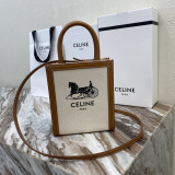 [CELINE] 미니 버티컬 카바스 캔버스 백