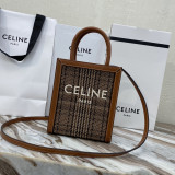 [CELINE] 미니 버티컬 카바스 캔버스 백