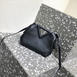 [BOTTEGA] 스몰 포인트 탑 핸들 백