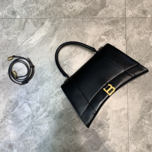 [BALENCIAGA] 아워글래스 미듐 탑핸들 백