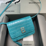 [BALENCIAGA] 크로커다일 엠보싱 B. 비 도트 스몰 백