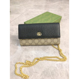 [GUCCI] GG 마몽 마몬트 체인 지갑