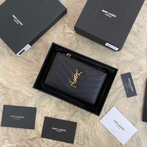 [YSL] 모노그램 지퍼 투웨이 지갑