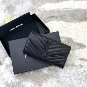[YSL] 모노그램 라지 플랩 지갑