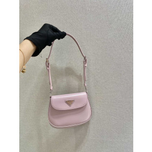 [PRADA/SA급] 프라다 미니 클레오 브러시드 플랩 가죽 숄더백