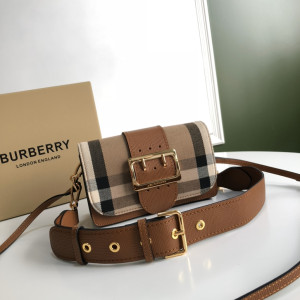 [BURBERRY] 버버리 하우스체크 버클백 - 전색상 옵션
