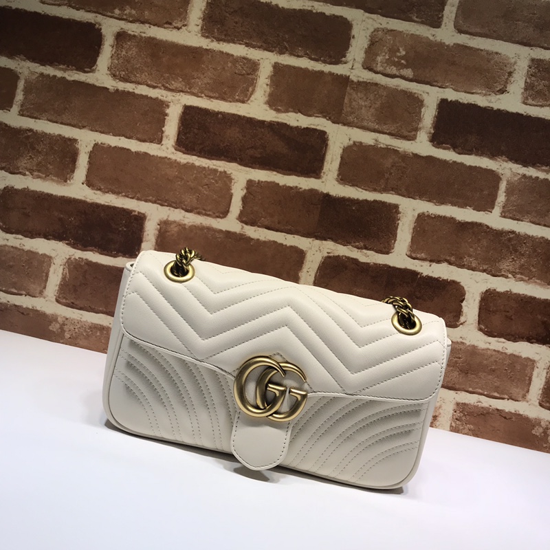 [GUCCI] 구찌 마몽 마몬트 마틀라세 숄더백 스몰