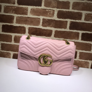 [GUCCI] 구찌 마몽 마몬트 마틀라세 숄더백 미니