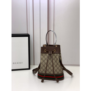 [GUCCI] 구찌 오피디아 스몰 GG 버킷백