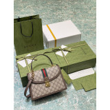 [GUCCI] 구찌 오피디아 웹 디테일 스몰 탑핸들백