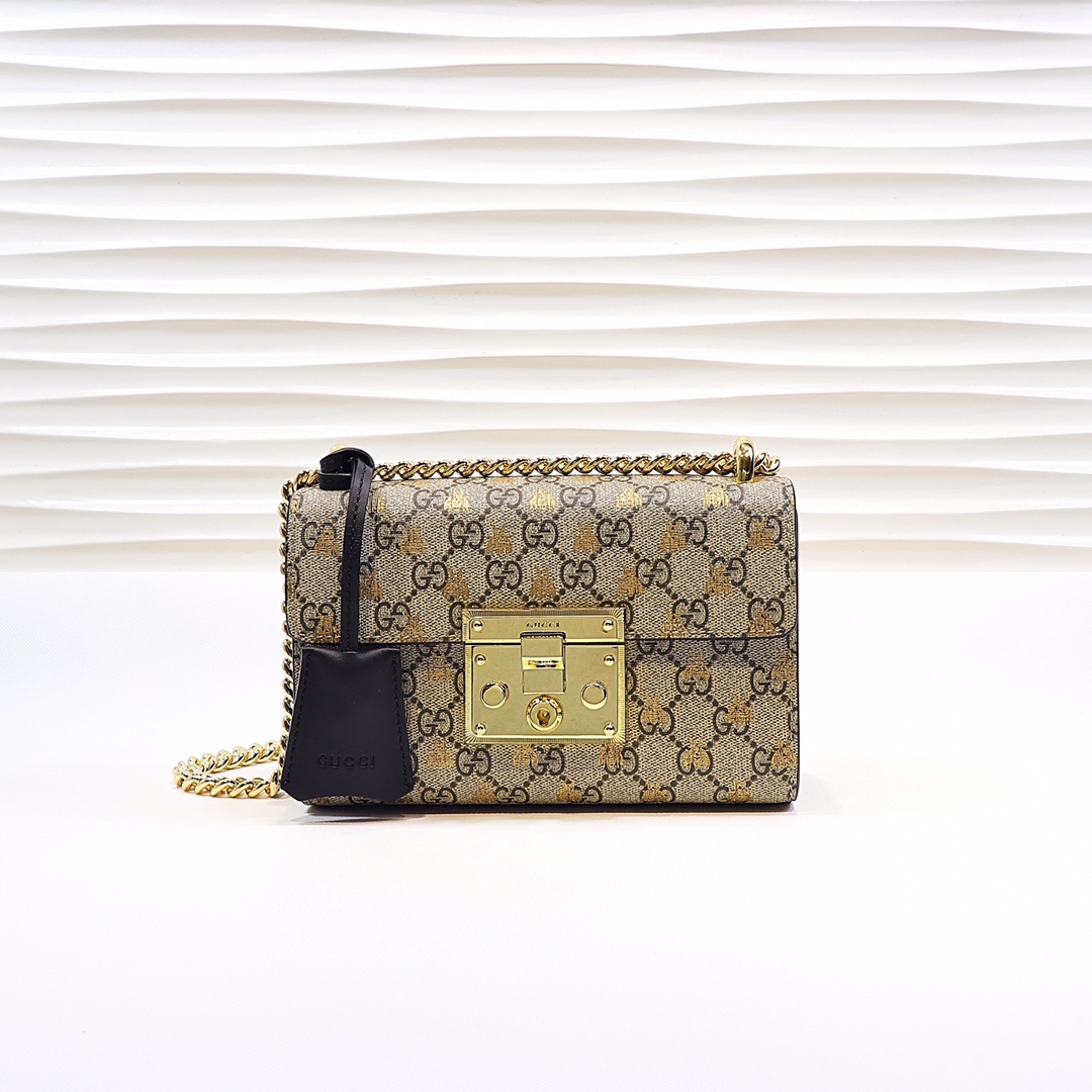 [GUCCI] 구찌 패들락 GG 수프림 캔버스 백