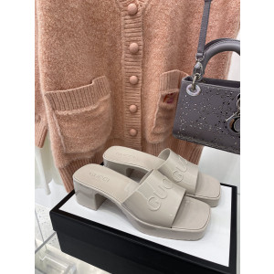 [GUCCI/SA급] 구찌 로고 장식 여성 러버 샌들