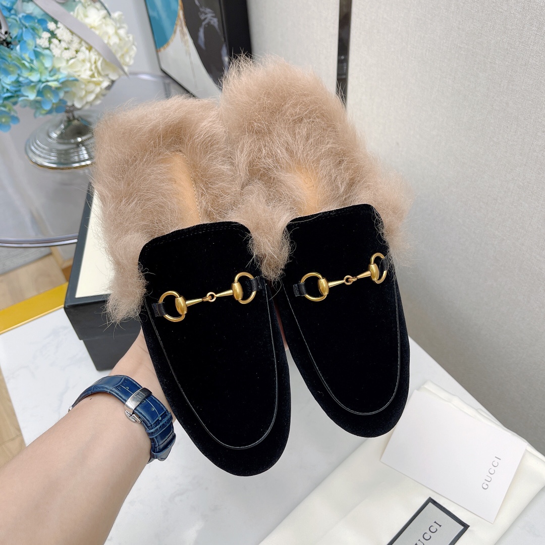 [GUCCI] 구찌 프린스타운 뮬 퍼블로퍼 (스웨이드) - 3가지 색상