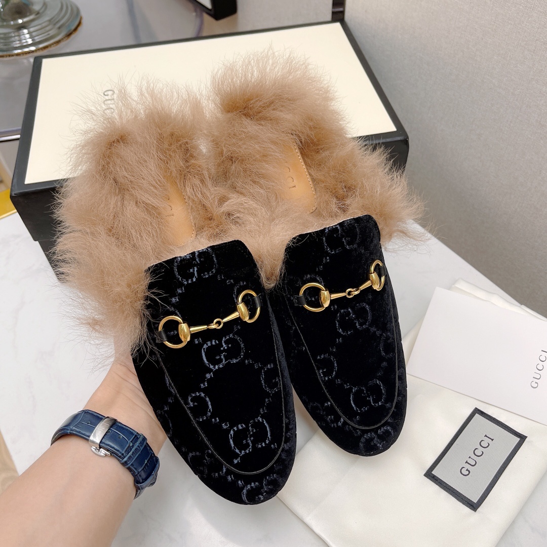 [GUCCI] 구찌 프린스타운 뮬 퍼블로퍼 (스웨이드) - 3가지 색상