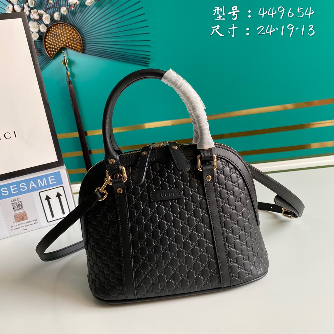 [GUCCI/SA급] 마이크로 시마 미니돔 토트백