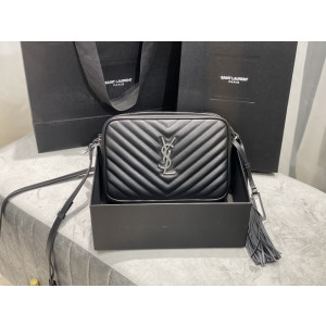 [YSL/SA급] 퀼티드 가죽 루 카메라 백