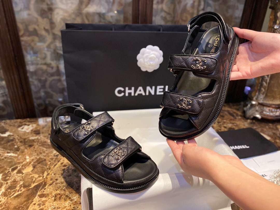 [CHANEL/GD(해피)] 샤넬 벨크로 샌들