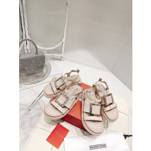 [Roger Vivier/SA급] 로저비비에 비브레인저 샌들 (메탈/스트라스)
