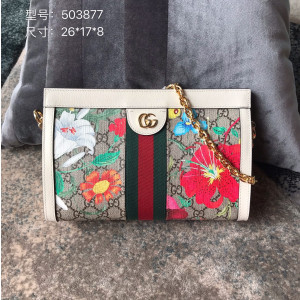 [GUCCI/SA] 구찌 오피디아 GG 플로라 체인 숄더백