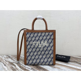 [CELINE] 버티컬 카바스 캔버스 백 28cm