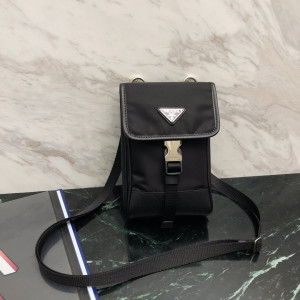 [PRADA/블랙프레임] 프라다 리나일론 폰홀더백