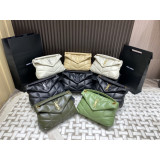 [YSL/OC/오렌지쇼파] 루루 푸퍼 스몰/미듐 숄더백
