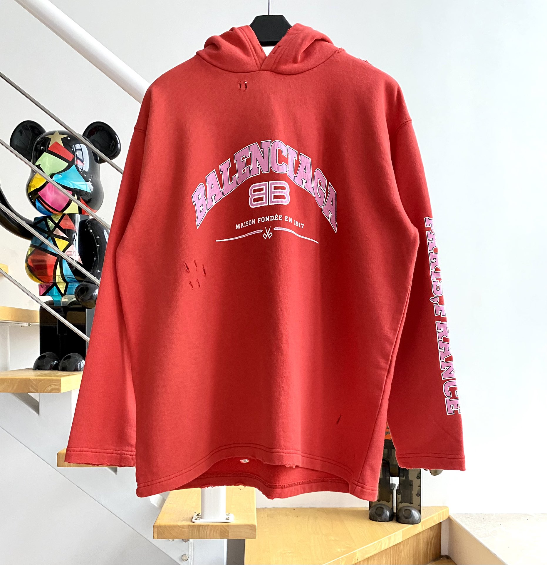 [Balenciaga] 21fw 1917bb 후드 티셔츠 - 계단집