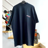 [Balenciaga] 22ss 웨이브로고 반팔티셔츠 - 계단집