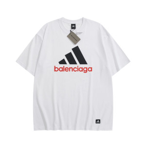 [BALENCIAGA] 발렌시아가 아디다스 로고 반팔 티셔츠  -잔디집