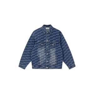 [BALENCIAGA] 발렌시아가 로고 청자켓  -잔디집