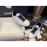 [CHANEL/해피] 샤넬 22P 백로고 테니스 스니커즈