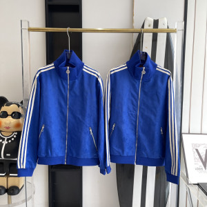 [ADIDAS&GUCCI] 아디다스 x 구찌 GG 트레포일 자카드 재킷 - 캠벨