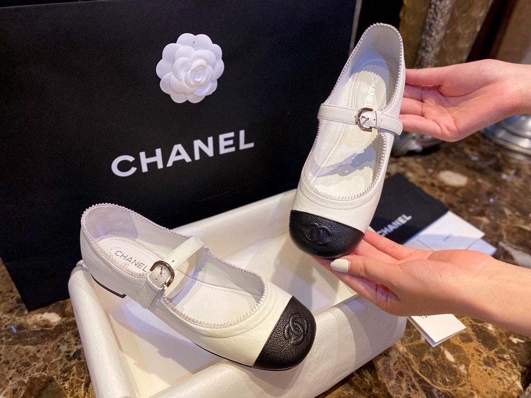 [CHANEL/해피] 샤넬 메리제인 플랫슈즈