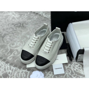 [CHANEL/해피] 샤넬 레더 투톤 스니커즈