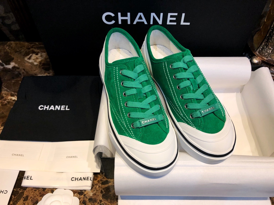 [CHANEL/해피] 샤넬 캔버스 스니커즈