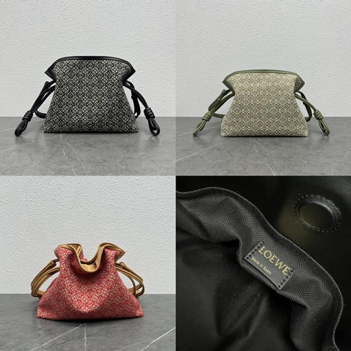 [LOEWE/Pomegranate] 로에베 플라멩코백 미듐 자카드 (3컬러)