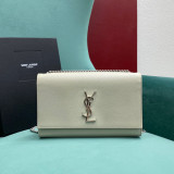 [YSL/석류] 입생로랑 모노그램 케이트 사첼백